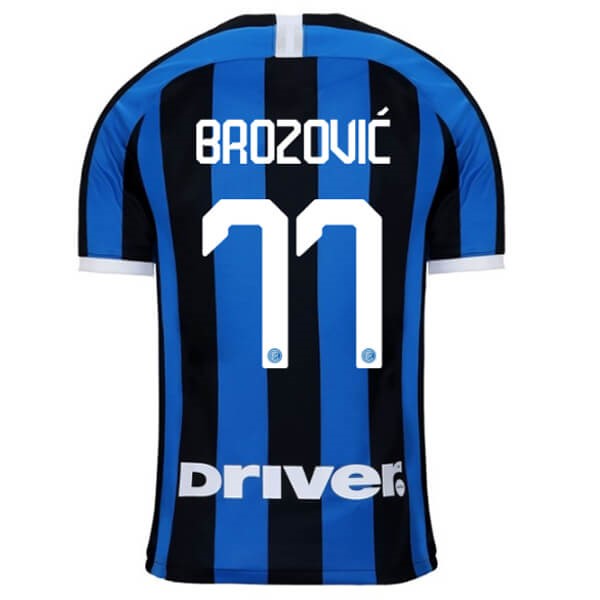 Replicas Camiseta Inter NO.77 Brozovic 1ª 2019/20 Azul